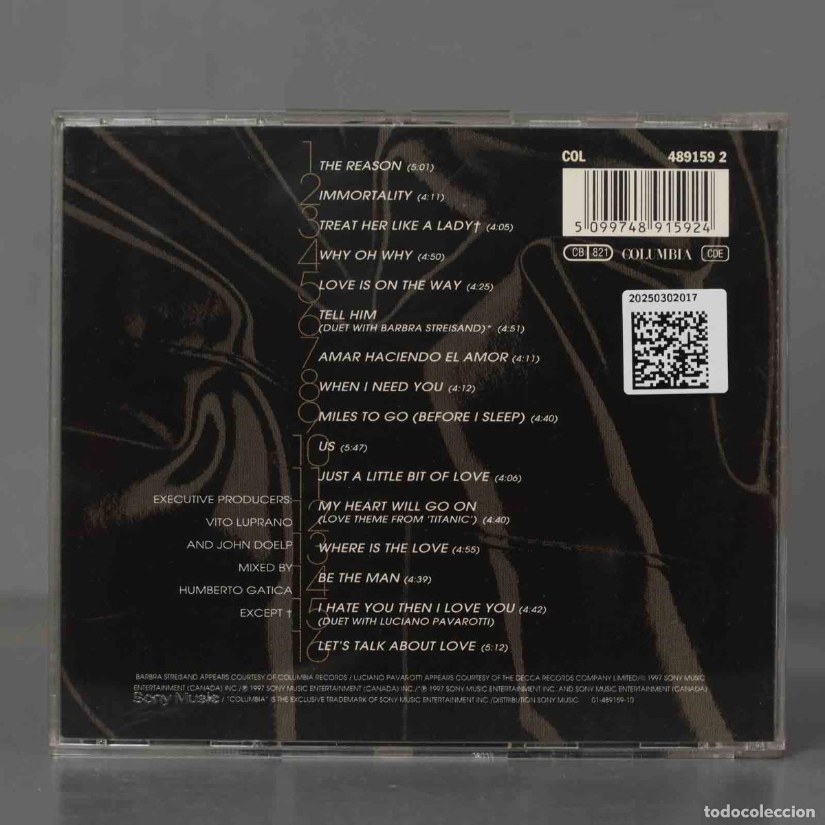 CDs de m&uacute;sica: CD. Celine Dion &ndash; Let&acute;s Talk About Love - Foto 2