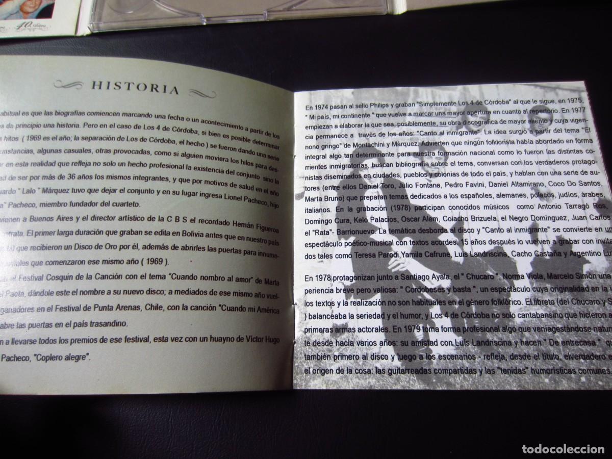 CDs de m&uacute;sica: Los 4 de Cordoba (Argentina) (CD Digipack) - Foto 7