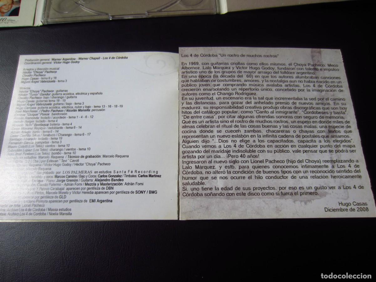 CDs de m&uacute;sica: Los 4 de Cordoba (Argentina) (CD Digipack) - Foto 10