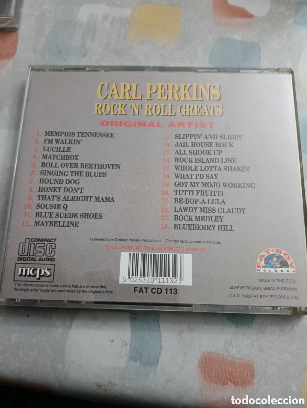 CDs de m&uacute;sica: CD CARL PERKINS &rdquo;ROCKNROLL GREATS&rdquo; 24 hits - Foto 3