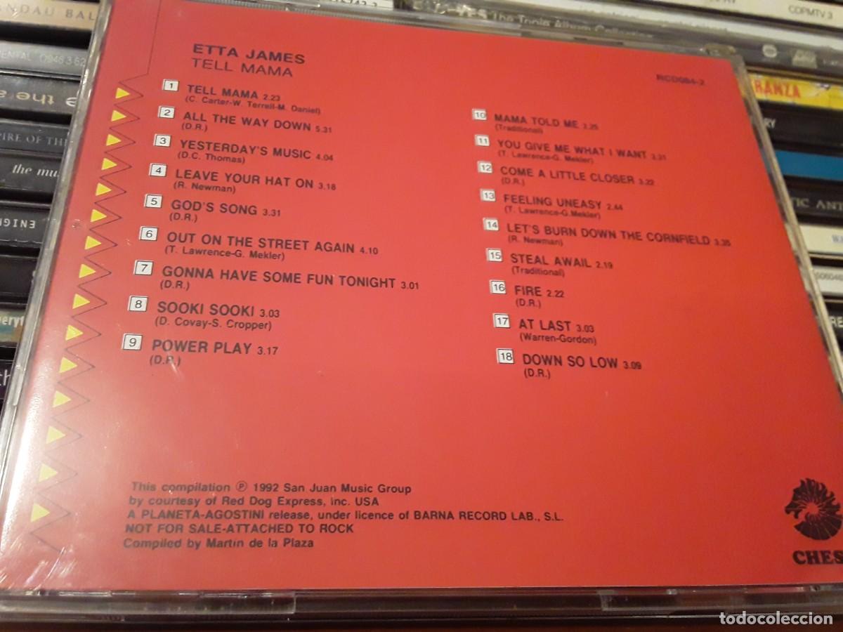 CDs de m&uacute;sica: Etta James &lrm;&ndash; Tell Mama - cd spain 1992 - Foto 2