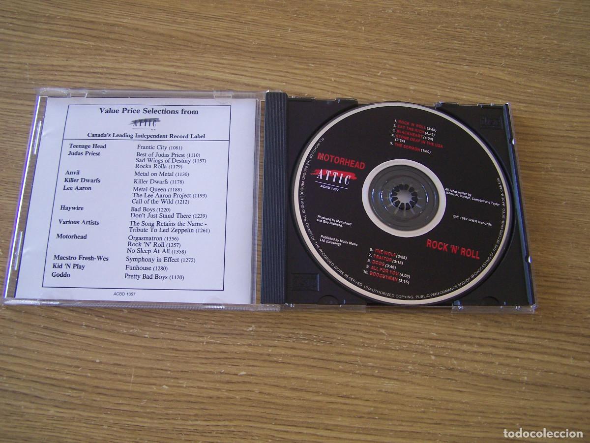 CDs de m&uacute;sica: Motorhead- Rock and roll cd - Foto 2