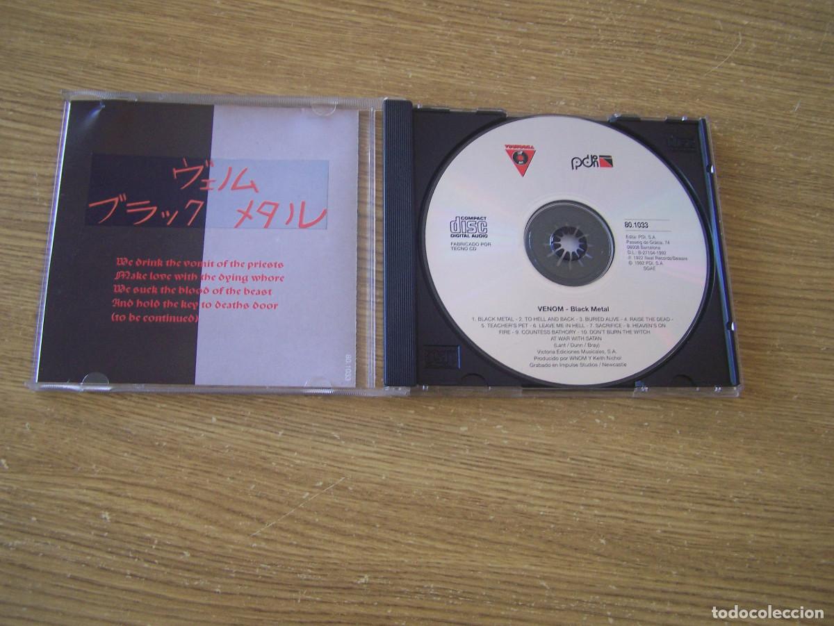 CDs de m&uacute;sica: Venom- Black metal cd - Foto 2