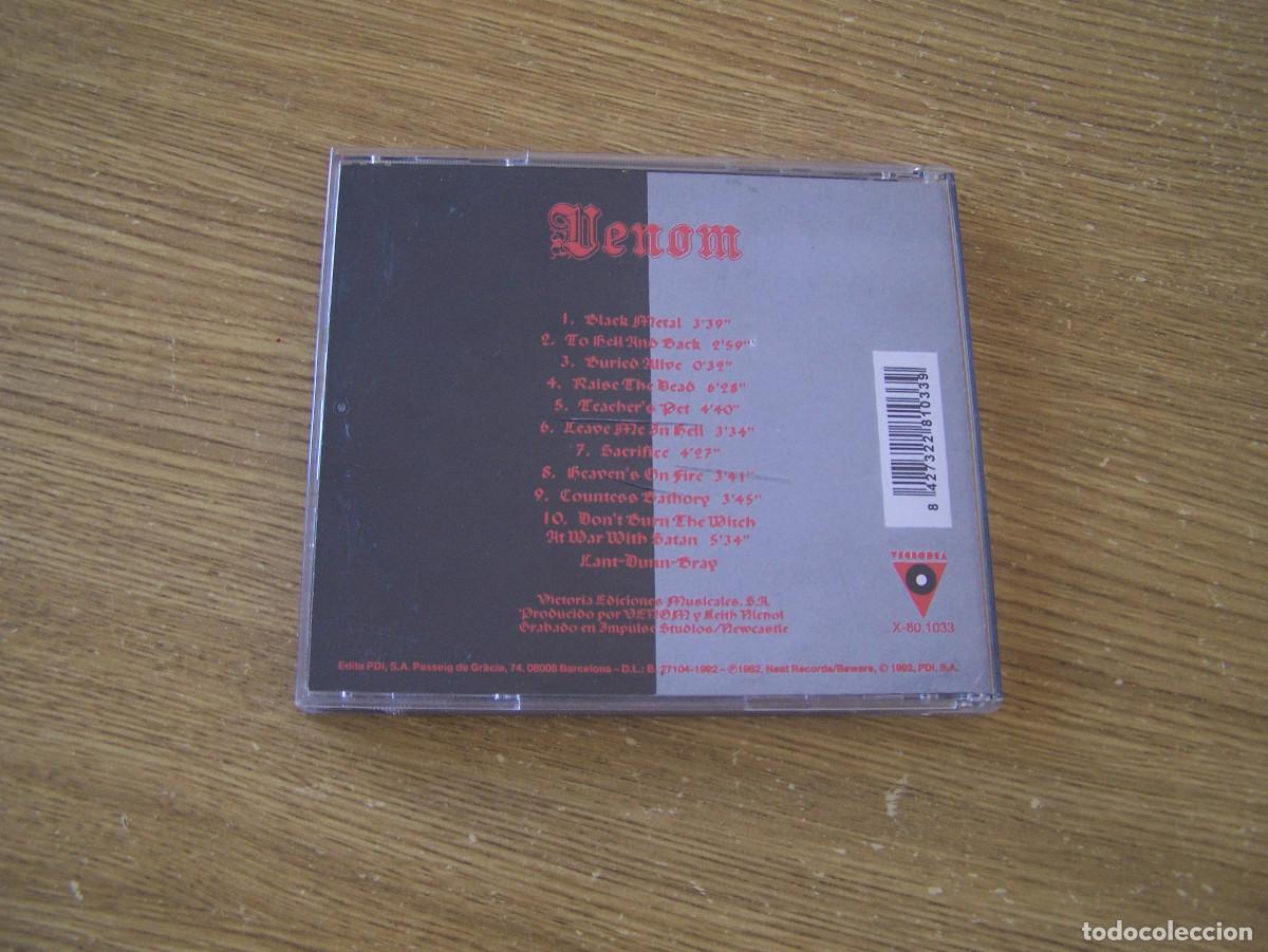 CDs de m&uacute;sica: Venom- Black metal cd - Foto 3