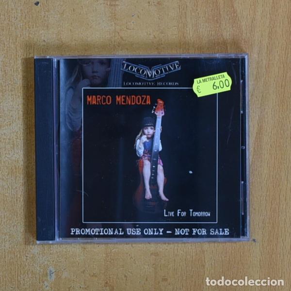 CDs de m&uacute;sica: MARCO MENDOZA - LIVE FOR TOMORROW - CD - Foto 1