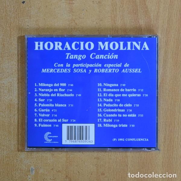 CDs de m&uacute;sica: HORACIO MOLINA - TANGO CANCION - CD - Foto 2