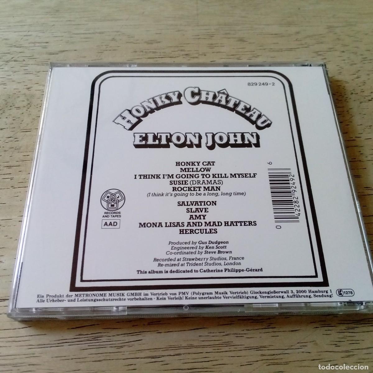 CDs de m&uacute;sica: Elton John. Honky Ch&acirc;teau. CD - Foto 2
