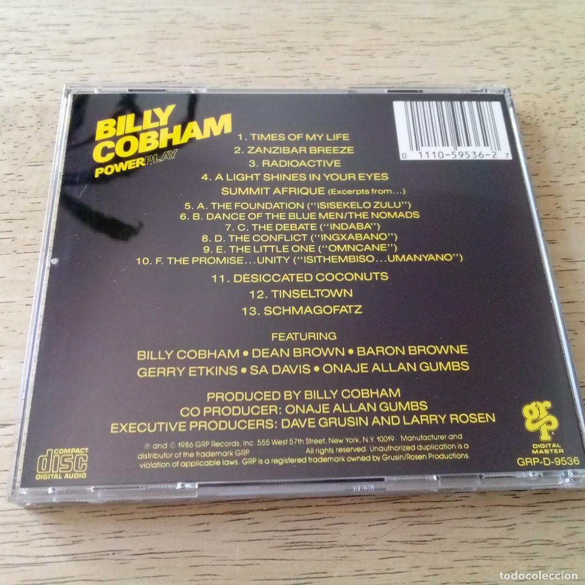 CDs de m&uacute;sica: Billy Cobham. Power Play. CD - Foto 2
