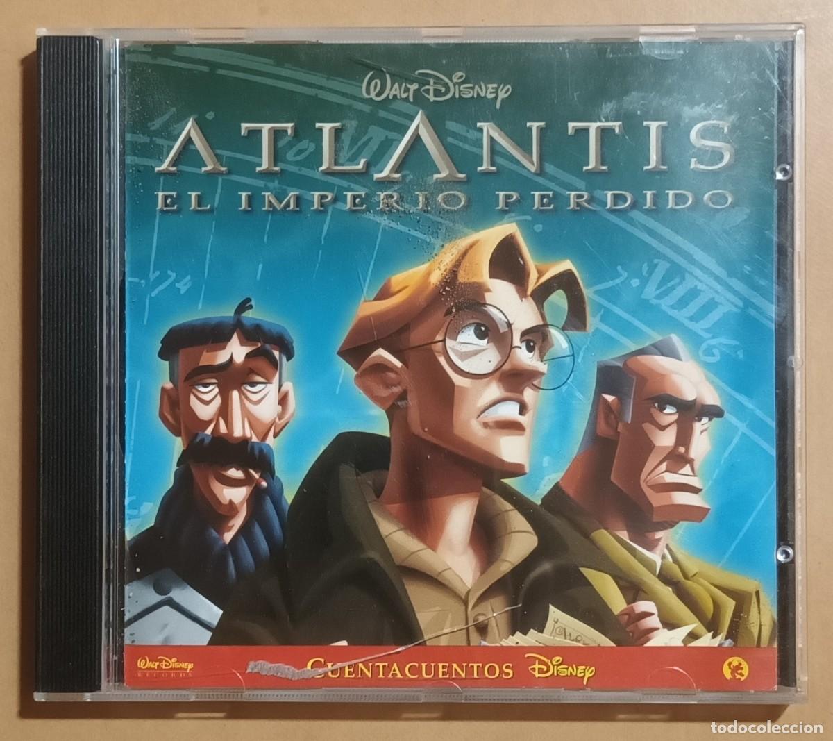 CDs de m&uacute;sica: CD - CUENTACUENTOS DISNEY - ATLANTIS, EL IMPERIO PERDIDO - Foto 1