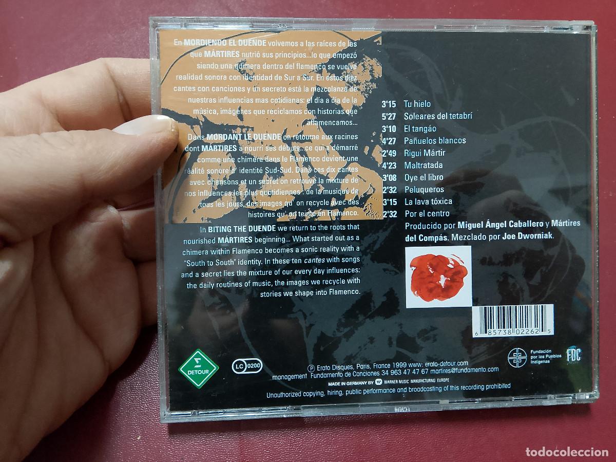 CDs de m&uacute;sica: Martir&eacute;s del Comp&aacute;s: Mordiendo el duende (CD) - Foto 2