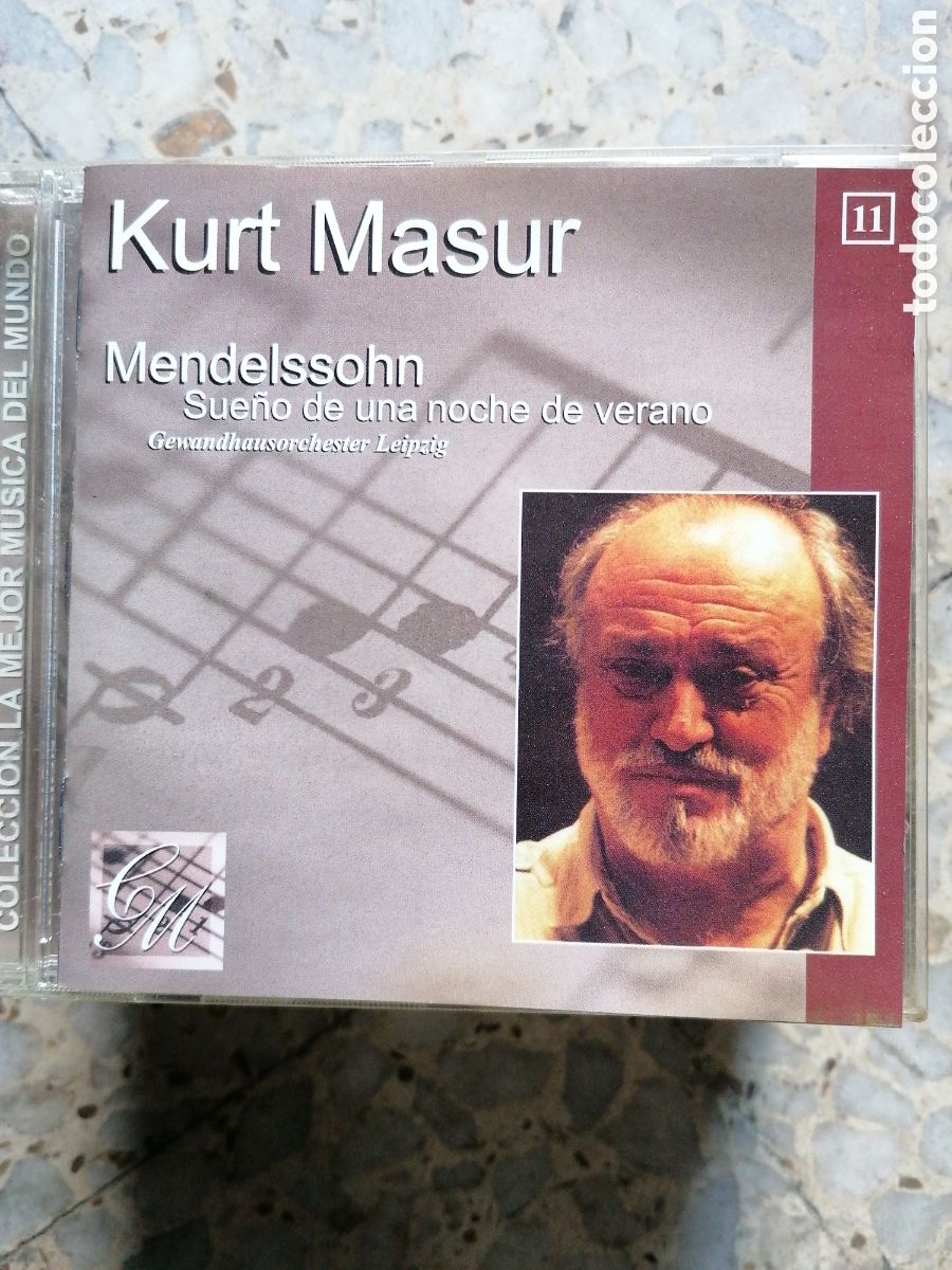 CD di Musica: CD KURT MASUR MENDELSSOHN SUE&Ntilde;O DE UNA NOCHE DE VERANO