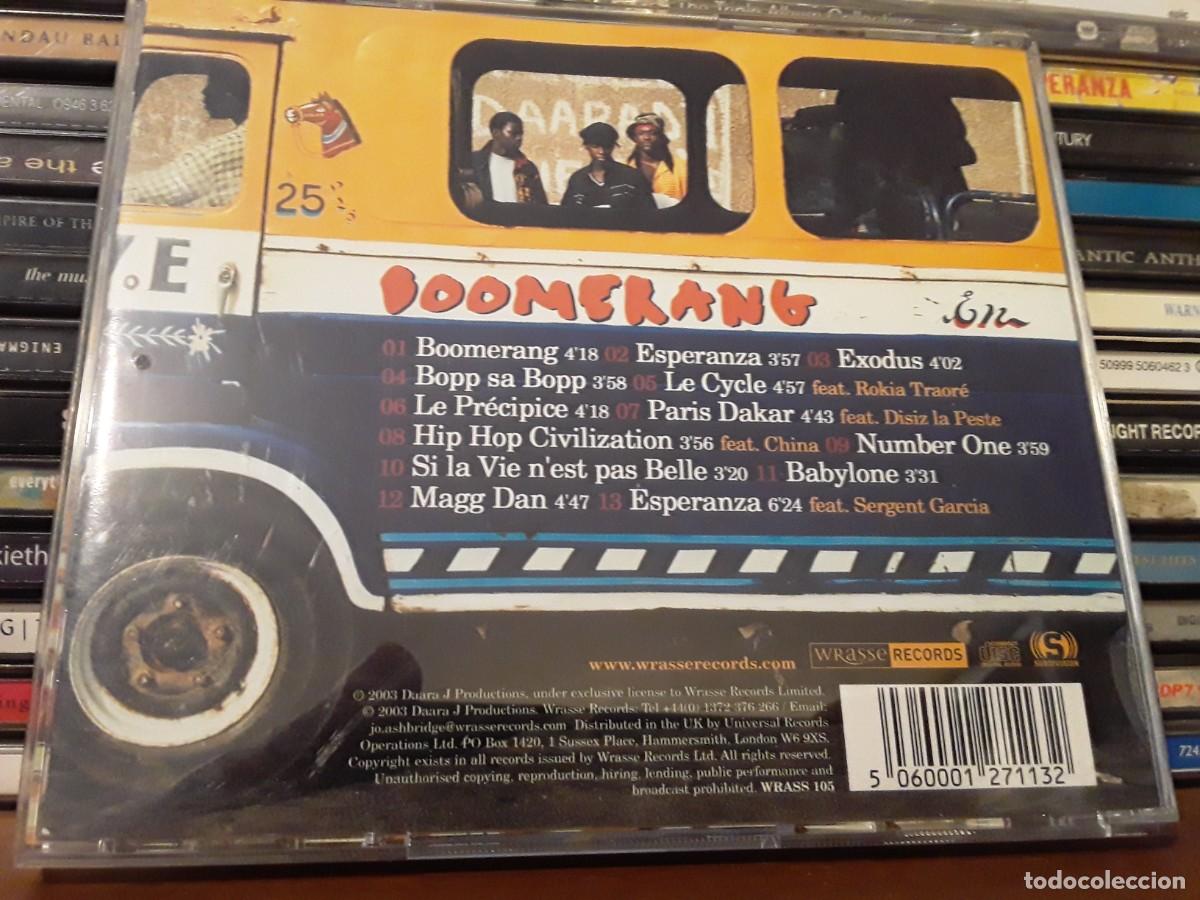 CDs de m&uacute;sica: Daara J &lrm;&ndash; Boomerang - cd uk 2003 - Foto 2