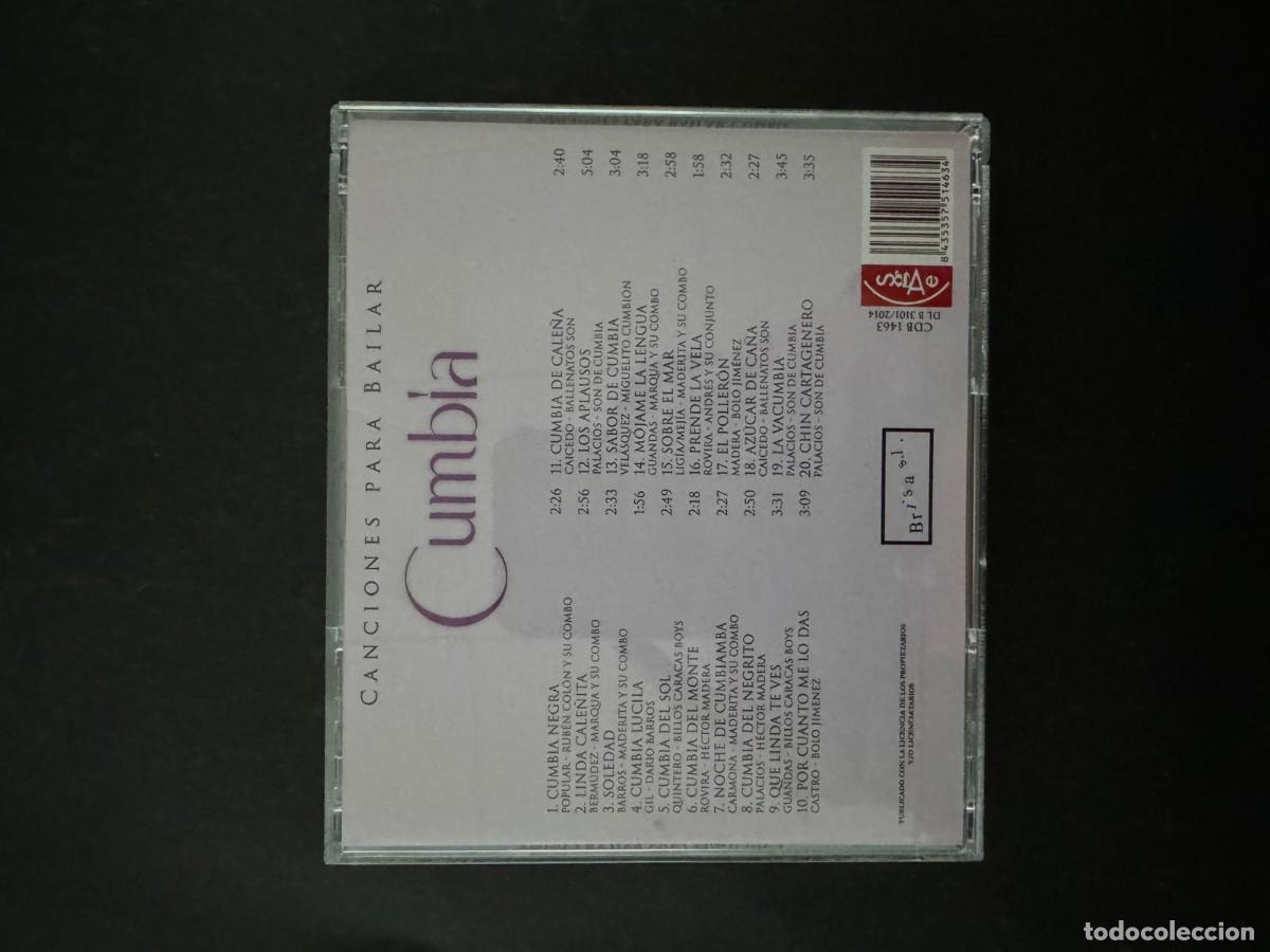 CDs de m&uacute;sica: Cumbia Canciones para bailar CD - Foto 2