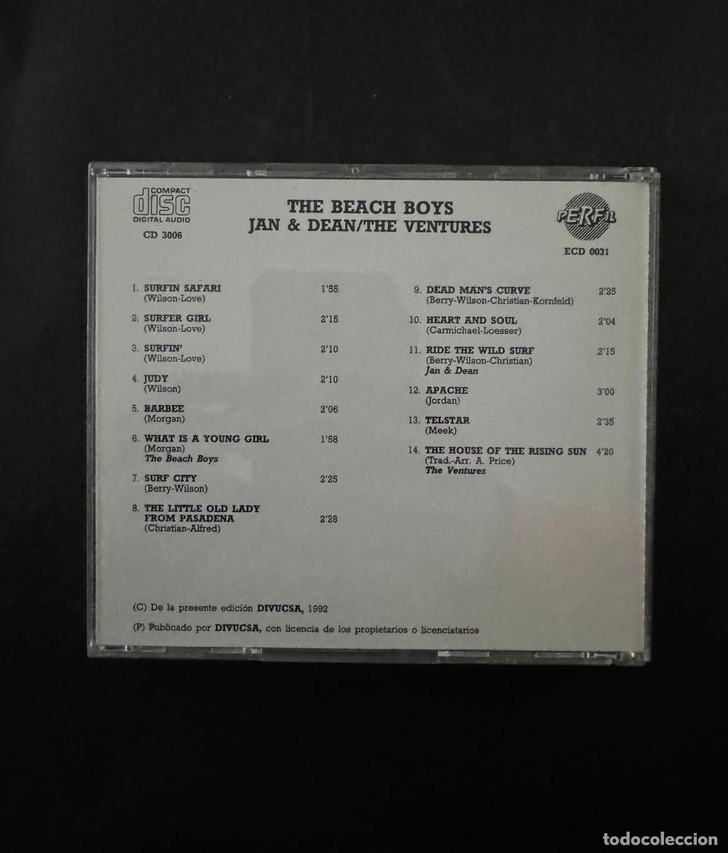 CDs de m&uacute;sica: Beach Boys Jan & Dean The Ventures CD - Foto 2