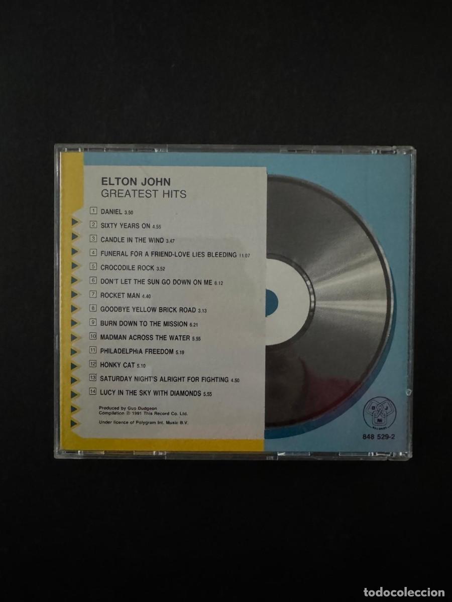 CDs de m&uacute;sica: Elton John Greatest Hits CD - Foto 2