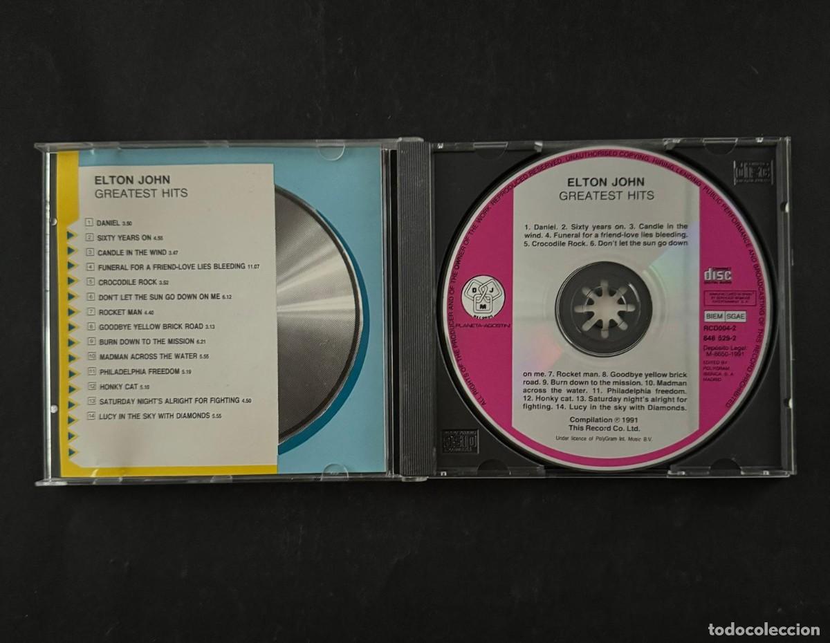 CDs de m&uacute;sica: Elton John Greatest Hits CD - Foto 3