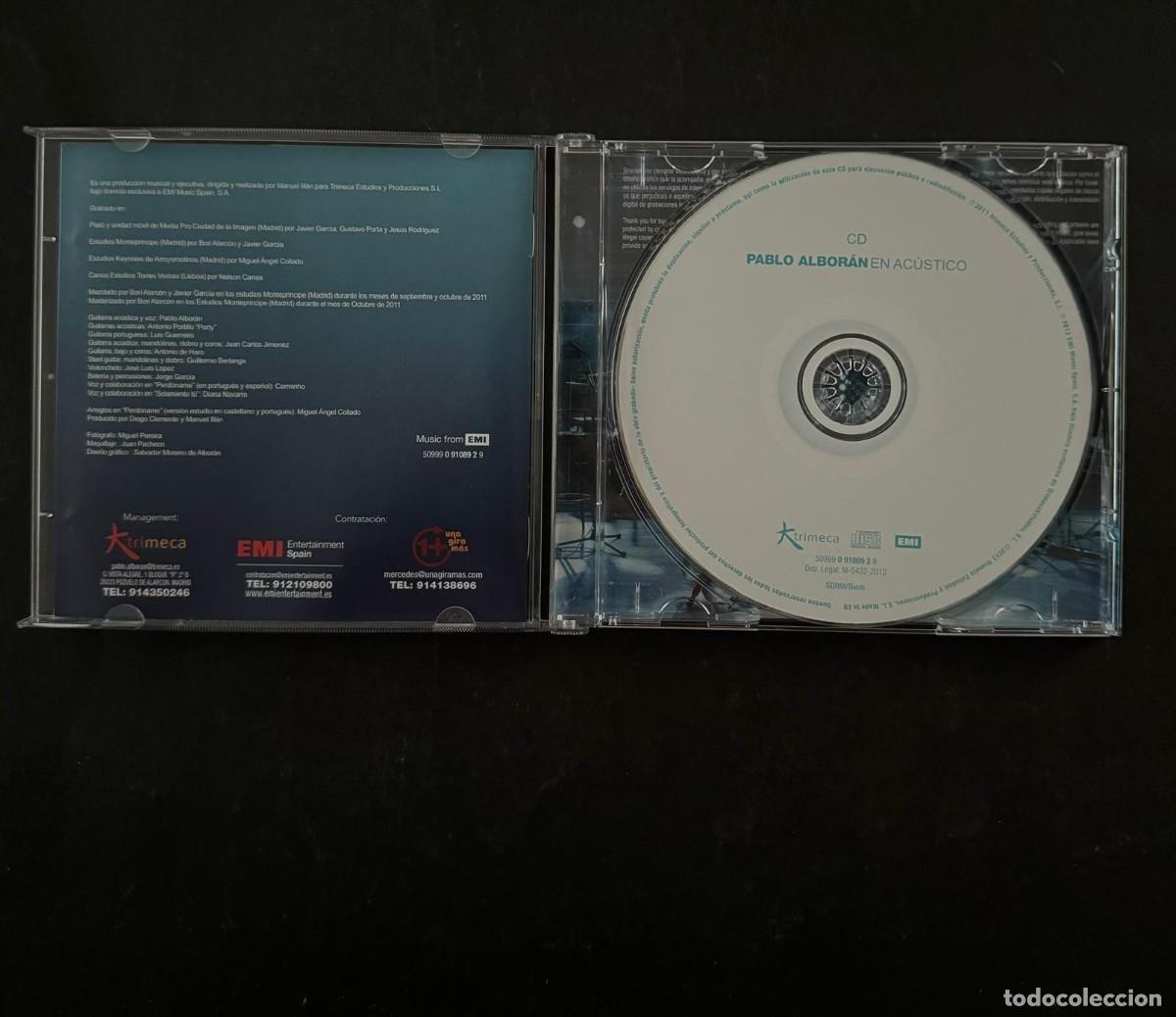 CDs de m&uacute;sica: Pablo Albor&aacute;n En Ac&uacute;stico CD - Foto 3