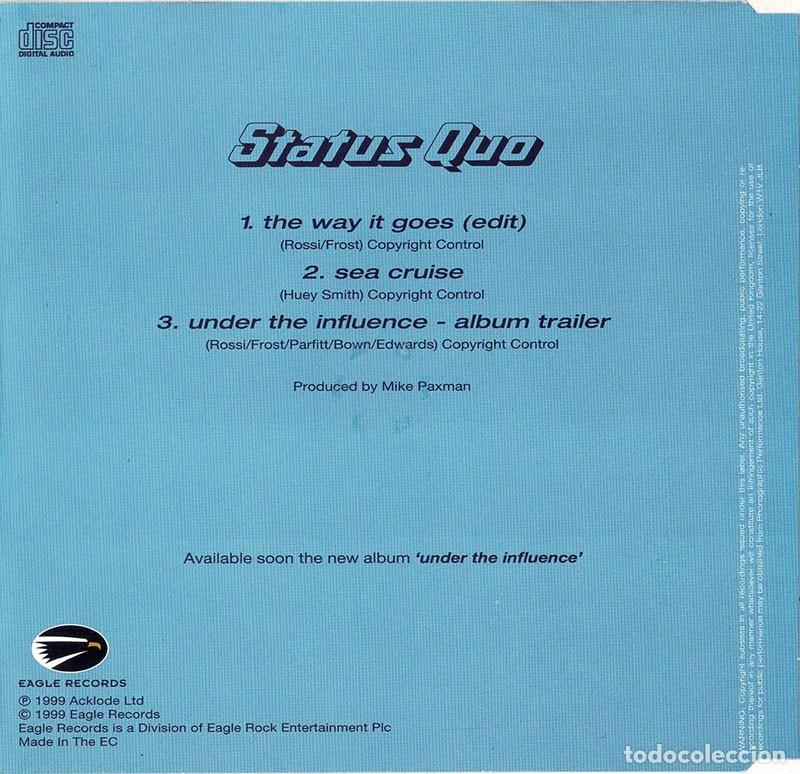 CDs de m&uacute;sica: Status Quo - The Way it Goes. CD Single - Foto 2
