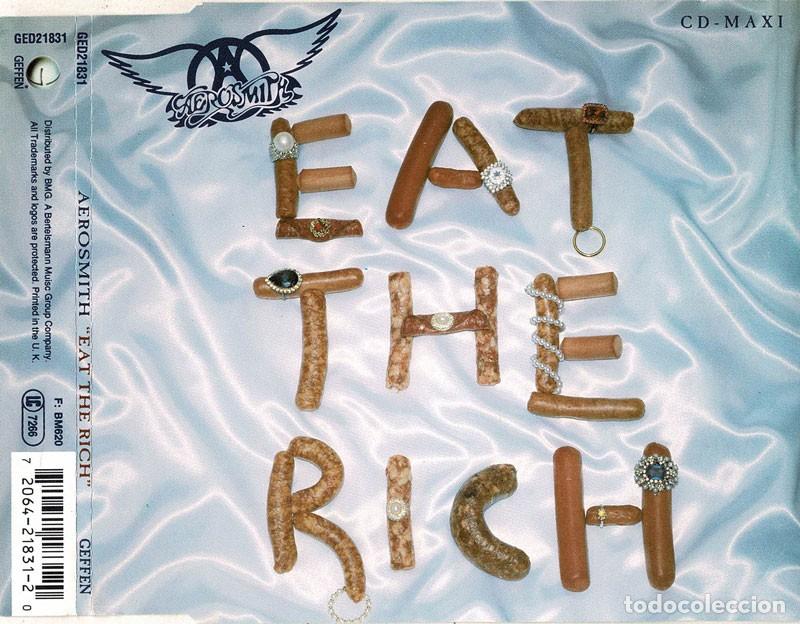 CDs de m&uacute;sica: Aerosmith - Eat The Rich. CD Maxi-Single - Foto 1
