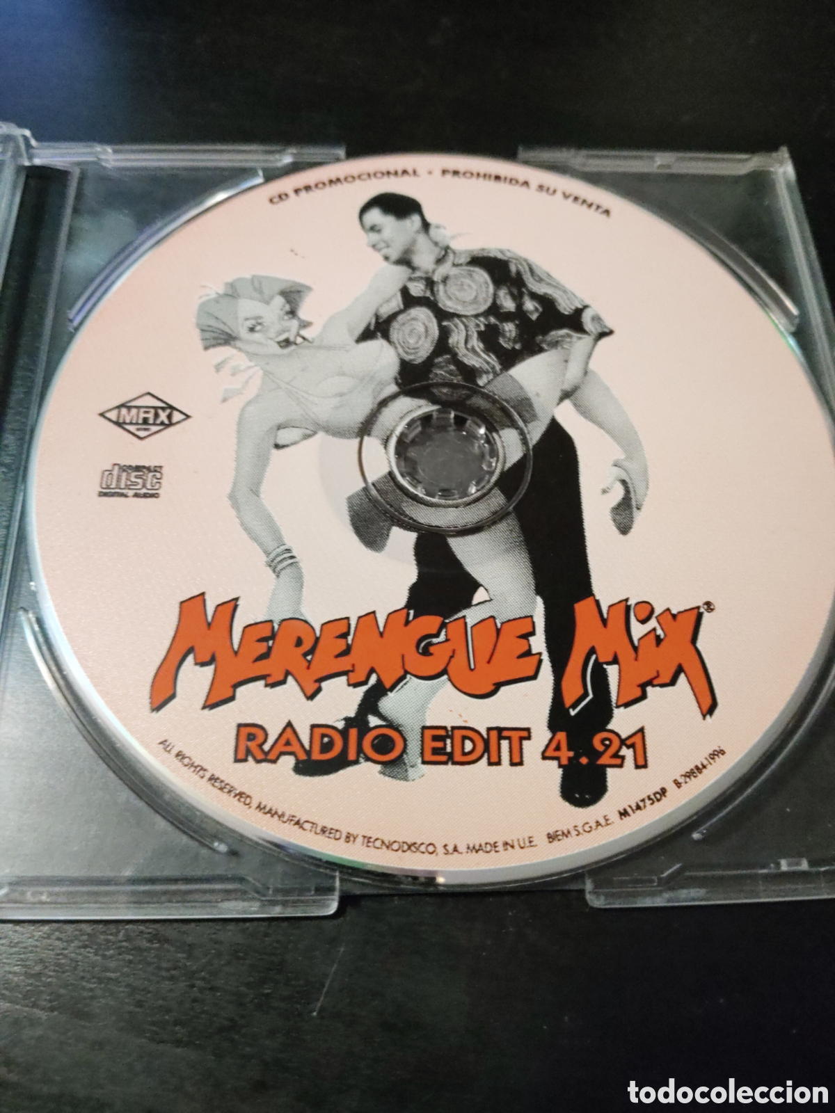 CDs de m&uacute;sica: Merengue Mix. Cd single promo 1996 - Foto 2