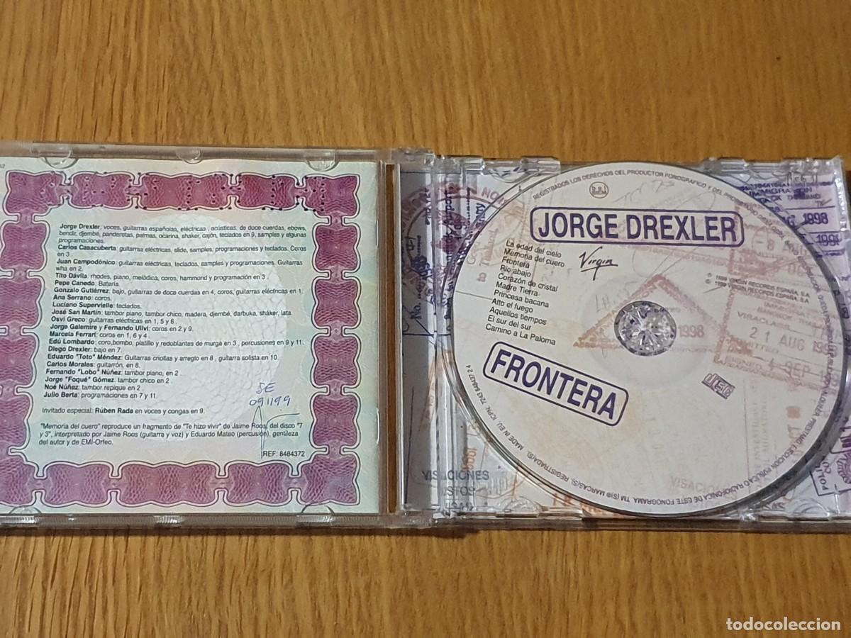 CDs de m&uacute;sica: CD jorge drexler frontera - 1999 - Foto 2