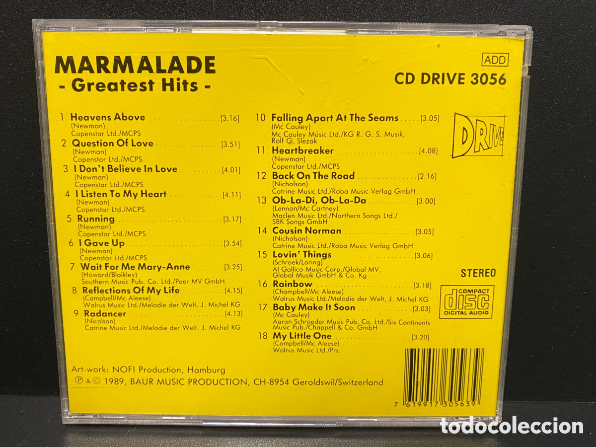 CDs de m&uacute;sica: The Marmalade - Greatest Hits (CD) - Foto 2