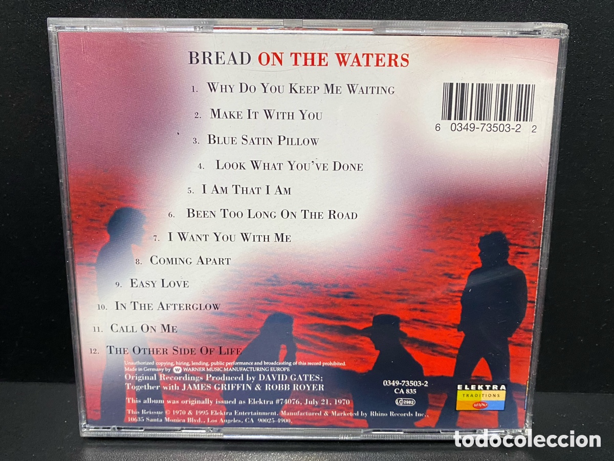 CDs de m&uacute;sica: Bread - On The Waters (CD) - Foto 2