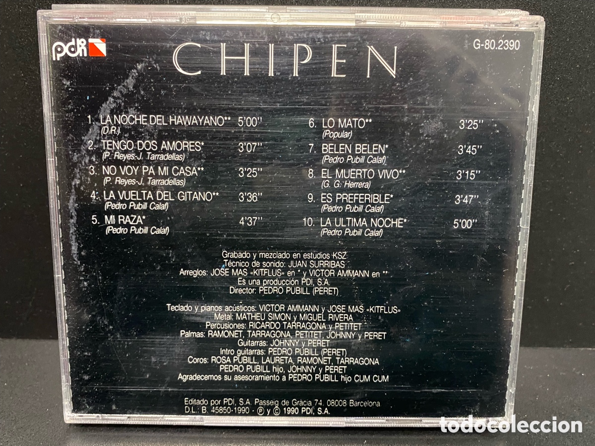 CDs de m&uacute;sica: Chipen - Verdad (CD) - Foto 2