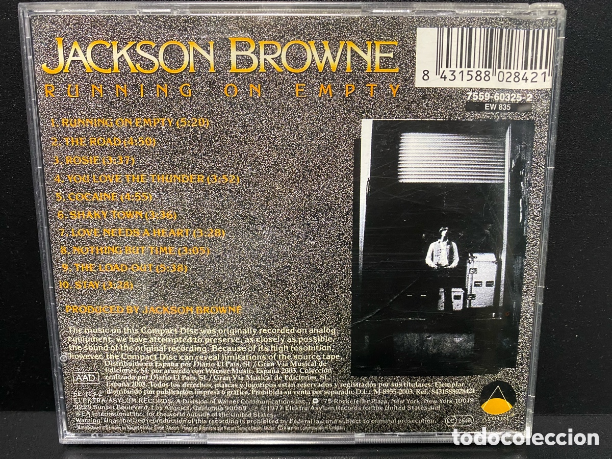 CDs de m&uacute;sica: Jackson Browne - Running On Empty (CD) - Foto 2