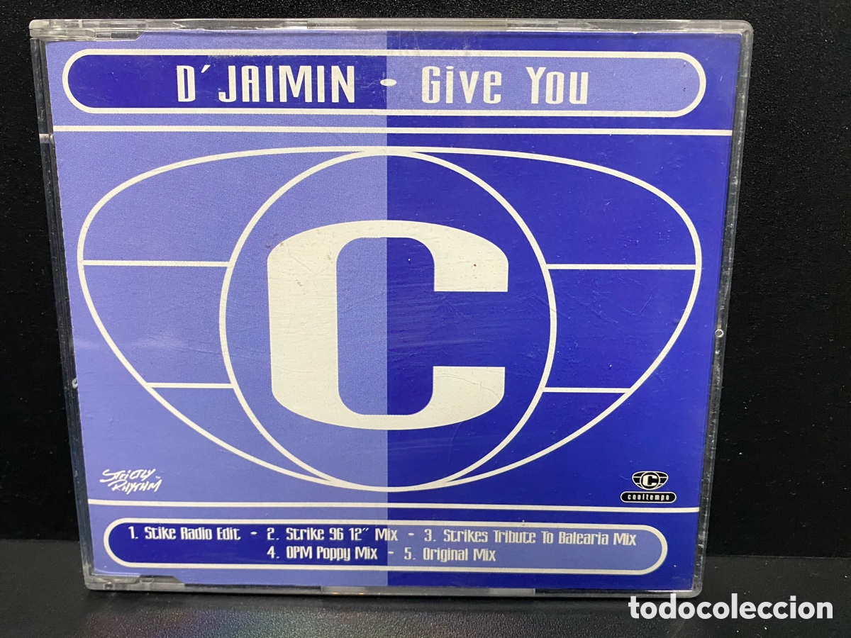 CDs de m&uacute;sica: Djaimin - Give You (CD) - Foto 1