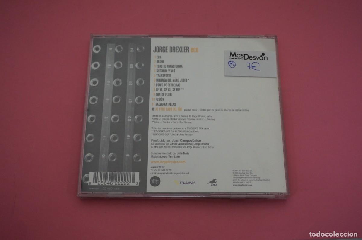 CDs de m&uacute;sica: CD - JORGE DREXLER - ECO - EL DISCO EST&Aacute; COMO NUEVO - Foto 3