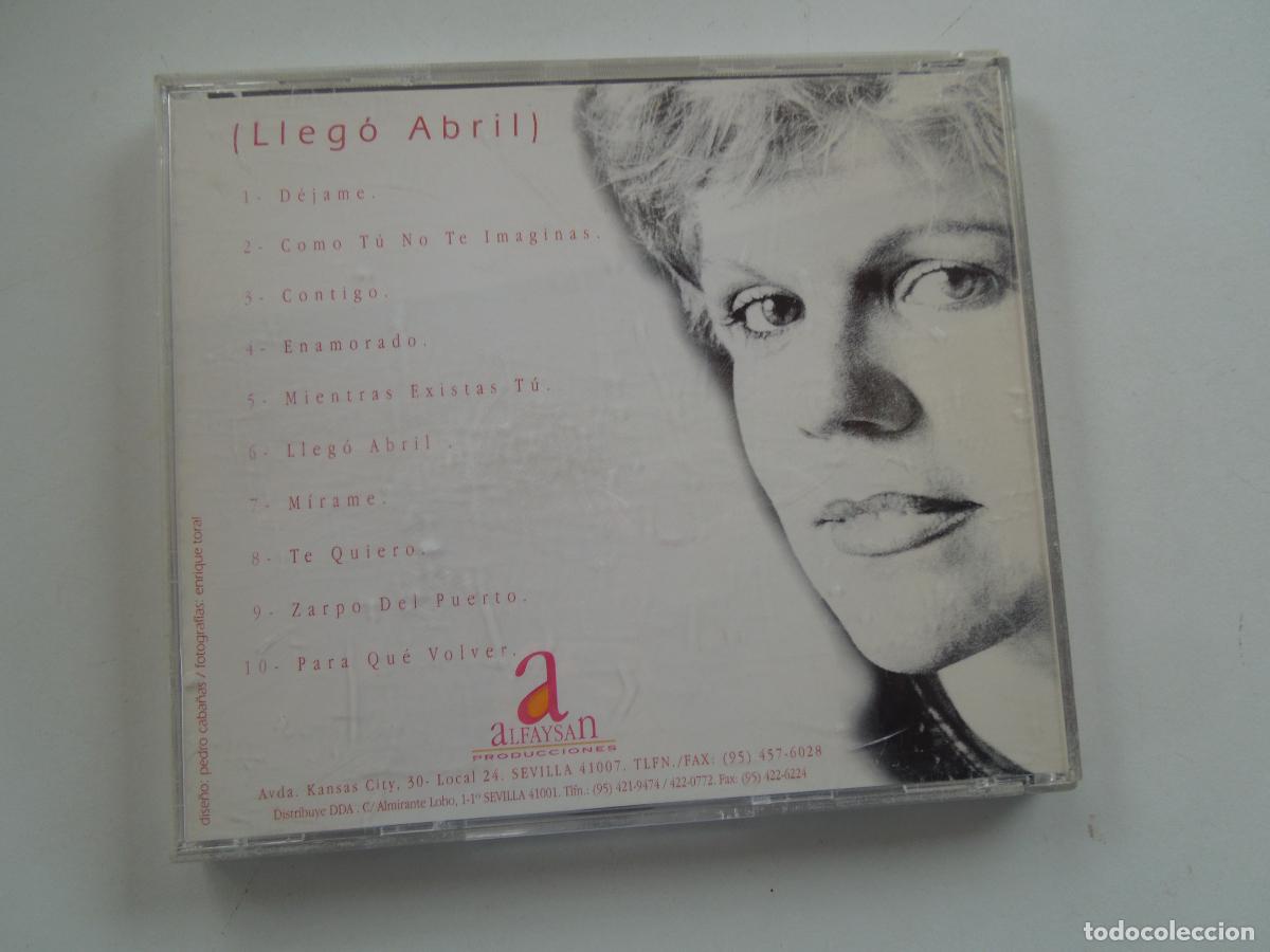 CDs de m&uacute;sica: SANDRA DE LA ROSA - LLEG&Oacute; ABRIL - CD 1995 - Foto 3