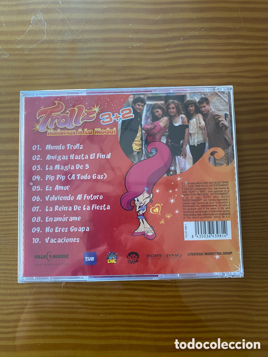 CDs de m&uacute;sica: Precintado!! CD de Trollz &ldquo;3+2 Melenas al viento&rdquo; - Foto 2