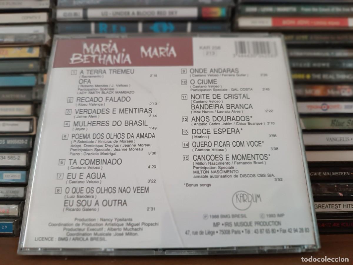 CDs de m&uacute;sica: Maria Beth&acirc;nia &lrm;&ndash; Maria-CD - Foto 2