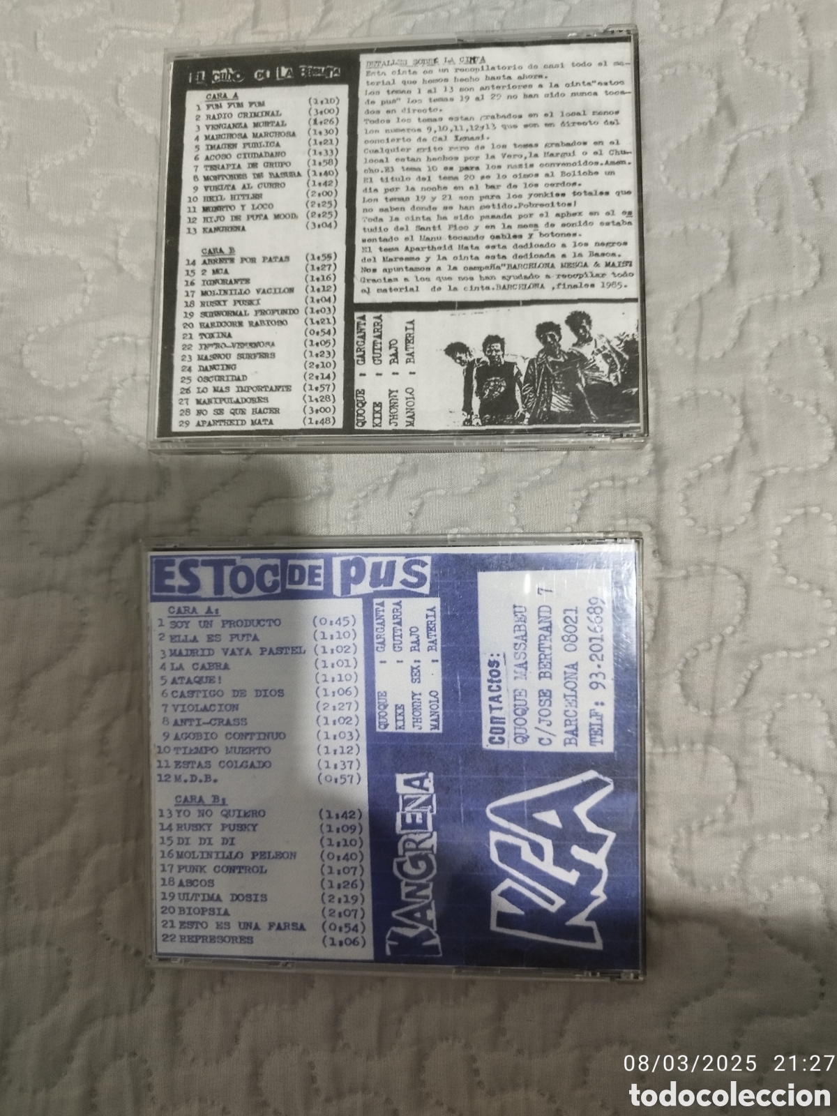 CDs de m&uacute;sica: CDs kangrena El cubo de la basura y ectopus - Foto 2