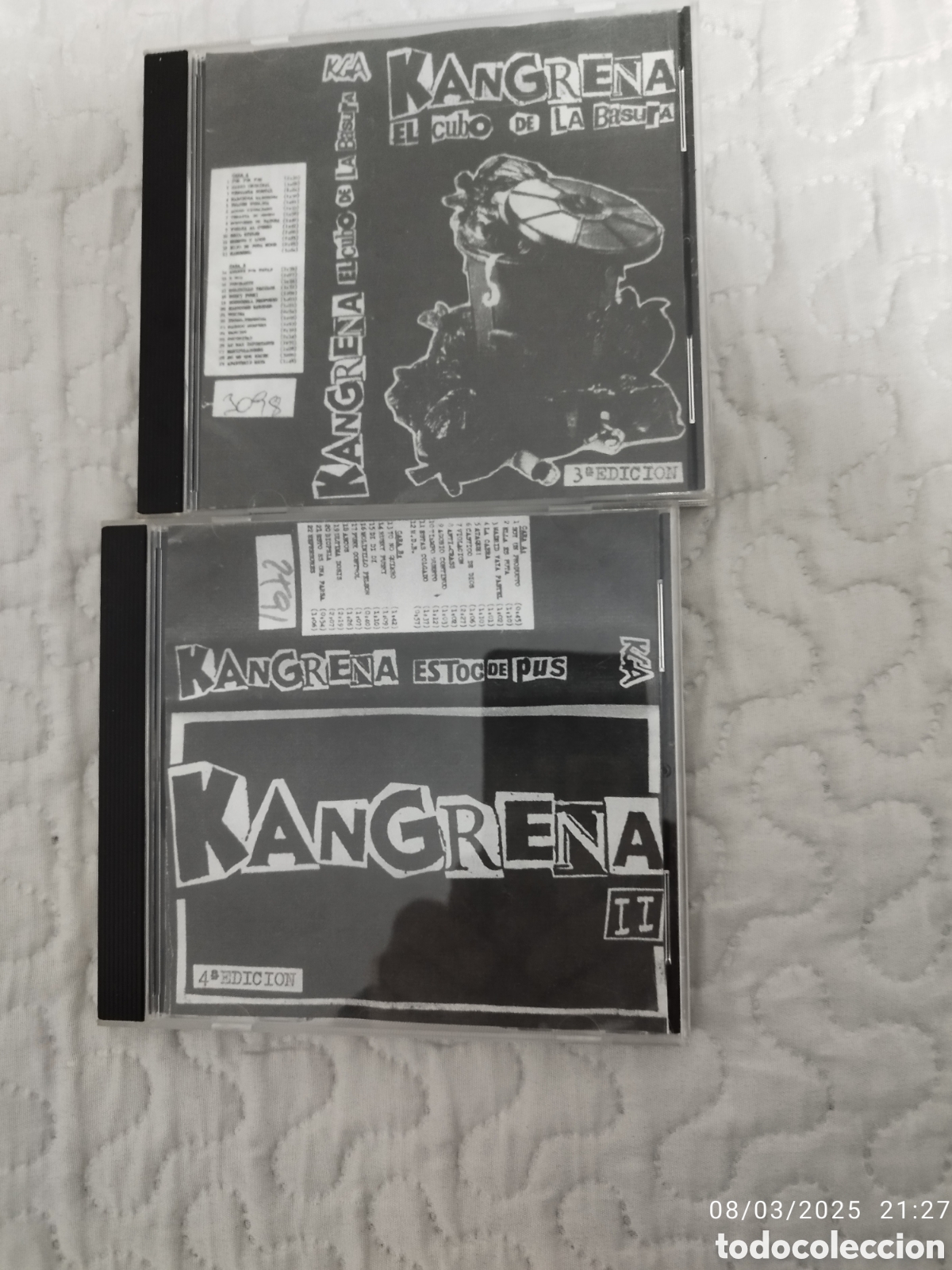 CDs de m&uacute;sica: CDs kangrena El cubo de la basura y ectopus - Foto 1