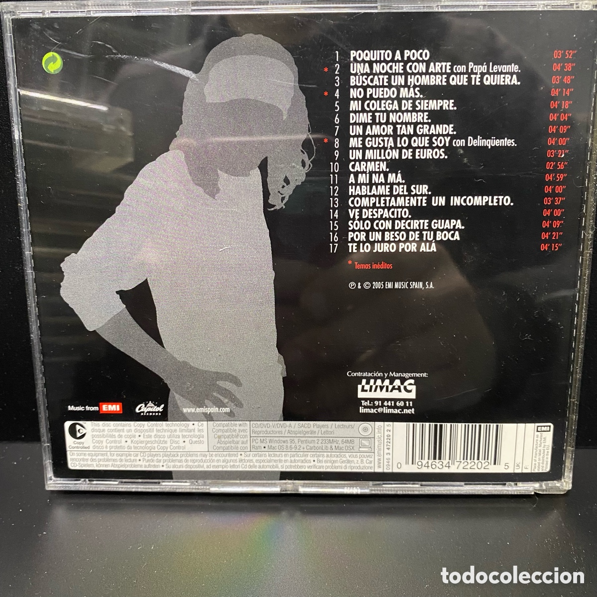 CDs de m&uacute;sica: El Arrebato - Grandes &Eacute;xitos (CD) - Foto 2