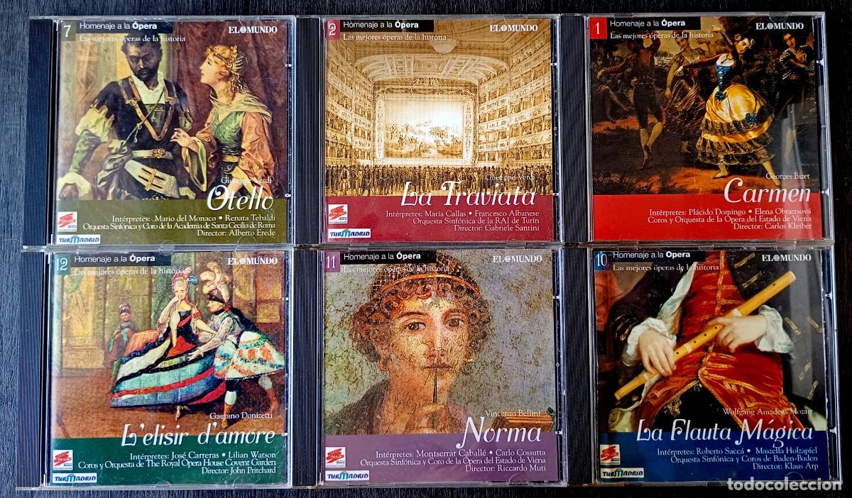 CDs de m&uacute;sica: Homenaje a la &oacute;pera . 6 CD - Foto 1