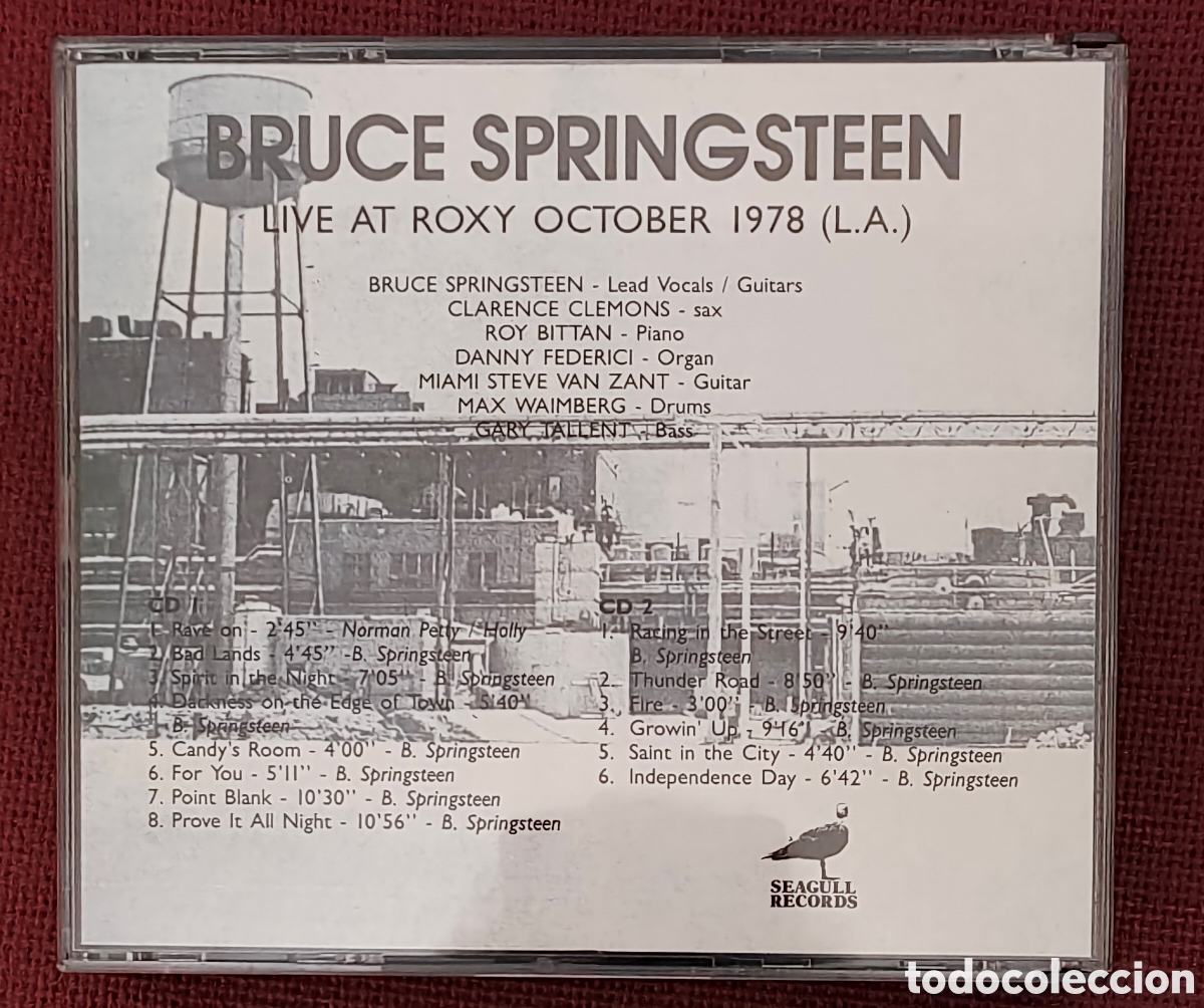 CDs de m&uacute;sica: Bruce Springsteen - Live At The Roxy October 1978 (L.A.) - Foto 2