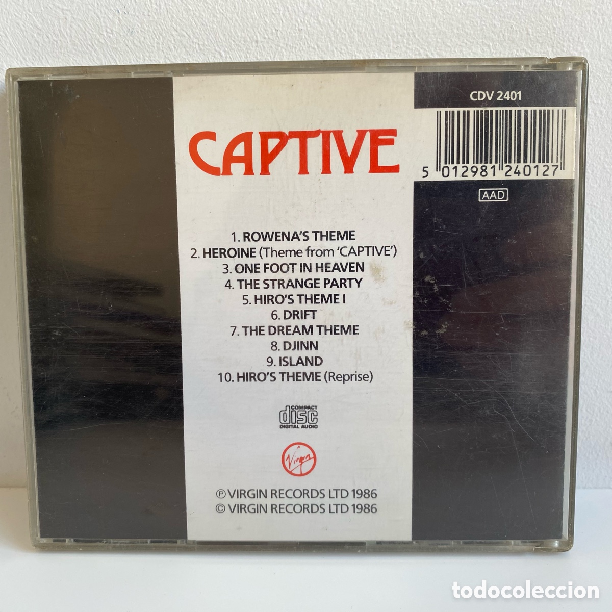 CDs de m&uacute;sica: The Edge With Michael Brook - Captive (CD) - Foto 2
