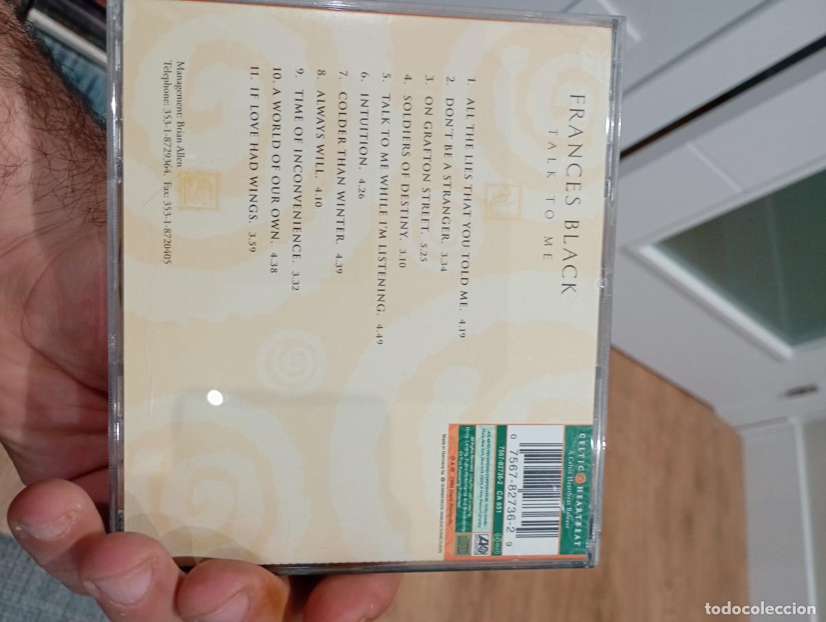 CDs de m&uacute;sica: FRANCES BLACK TALK TO ME CD COMO NUEVO. - Foto 2