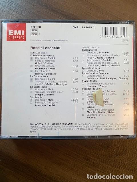 CDs de m&uacute;sica: Rossini esencial (2 CD) - Foto 2