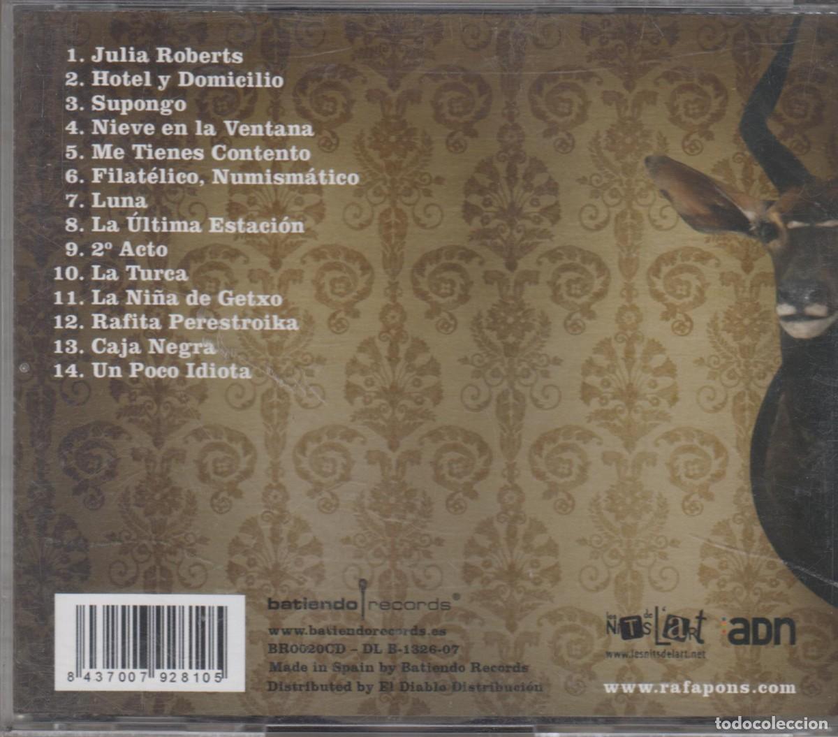 CDs de m&uacute;sica: Rafa Pons cd Mal te veo 2007 - Foto 2