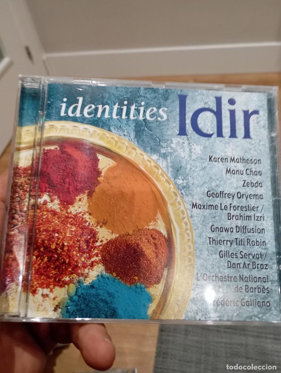 CDs de m&uacute;sica: IDENTITIES IDIR Cd como nuevo - Foto 1