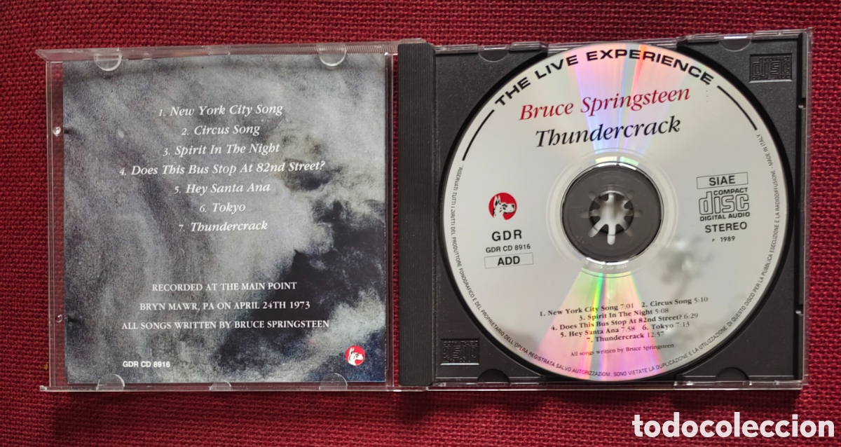 CDs de m&uacute;sica: Bruce Springsteen - Thundercrack - Foto 3