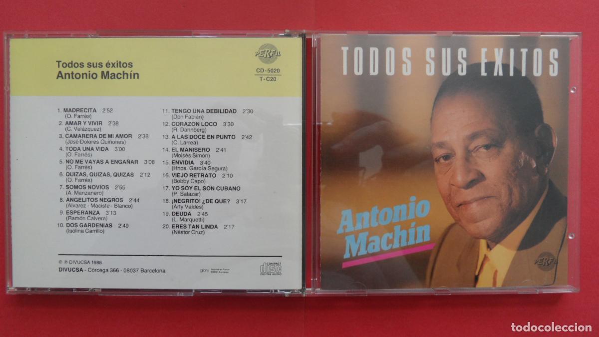 CDs de m&uacute;sica: CD - ANTONIO MACHIN TODOS LO EXITOS - Foto 1