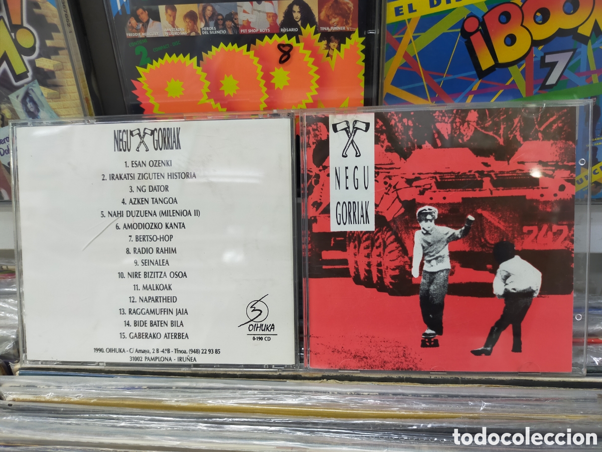 CDs de m&uacute;sica: Negu gorriak cd 1990 - Foto 1