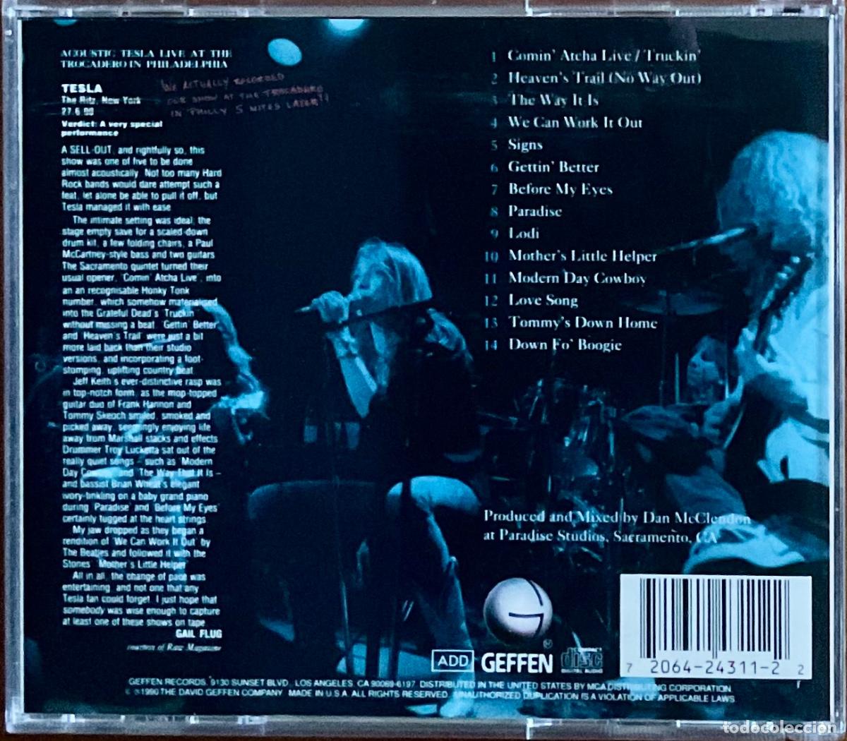 CDs de m&uacute;sica: TESLA - FIVE MAN ACOUSTICAL JAM - Foto 2