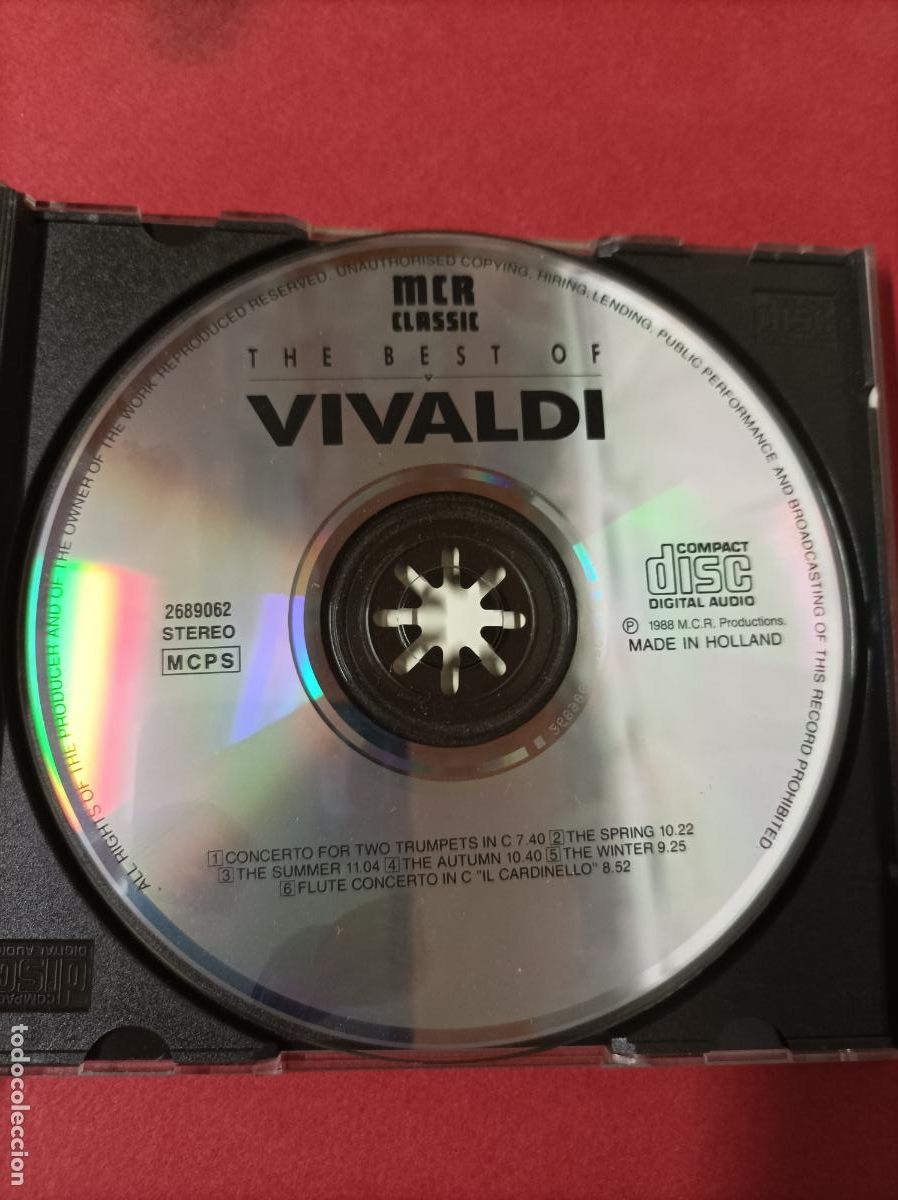 CDs de m&uacute;sica: COMPACT DISC CD VIVALDI THE BEST OF - Foto 2