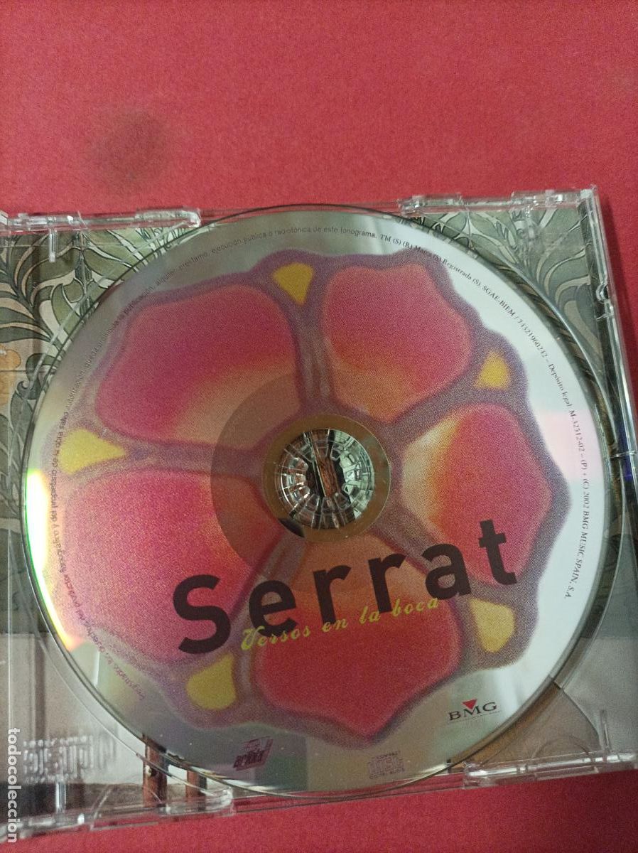 CDs de m&uacute;sica: CD MUSICA SERRAT VERSOS EN LA BOCA - Foto 2